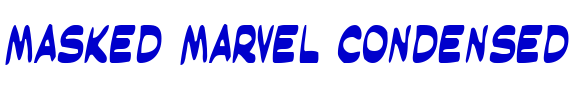 Masked Marvel Condensed 字体